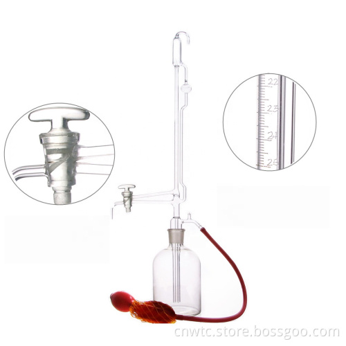 Automatic Burettes: Sizes Include 10ml, 25ml, and 50ml with Automatic Zero Functionality